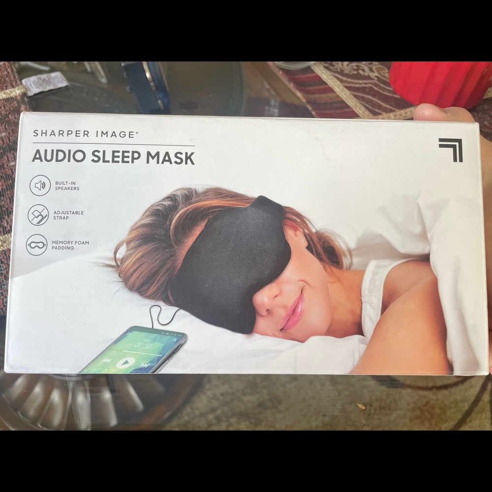 Sharper image audio sleep mask